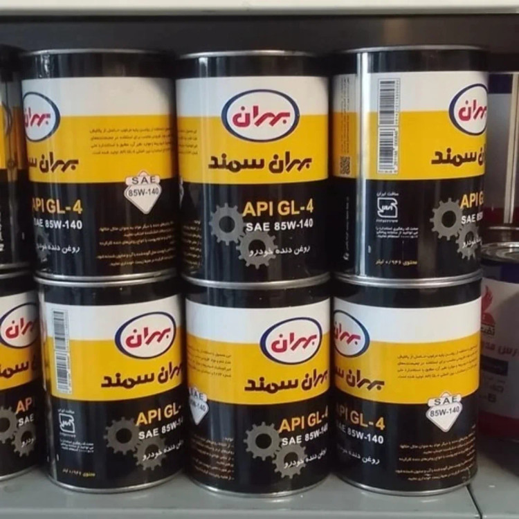روغن دنده (واسکازین) 85w90 بهران سمند یک لیتری{قیمت عمده کارتن 24تایی}