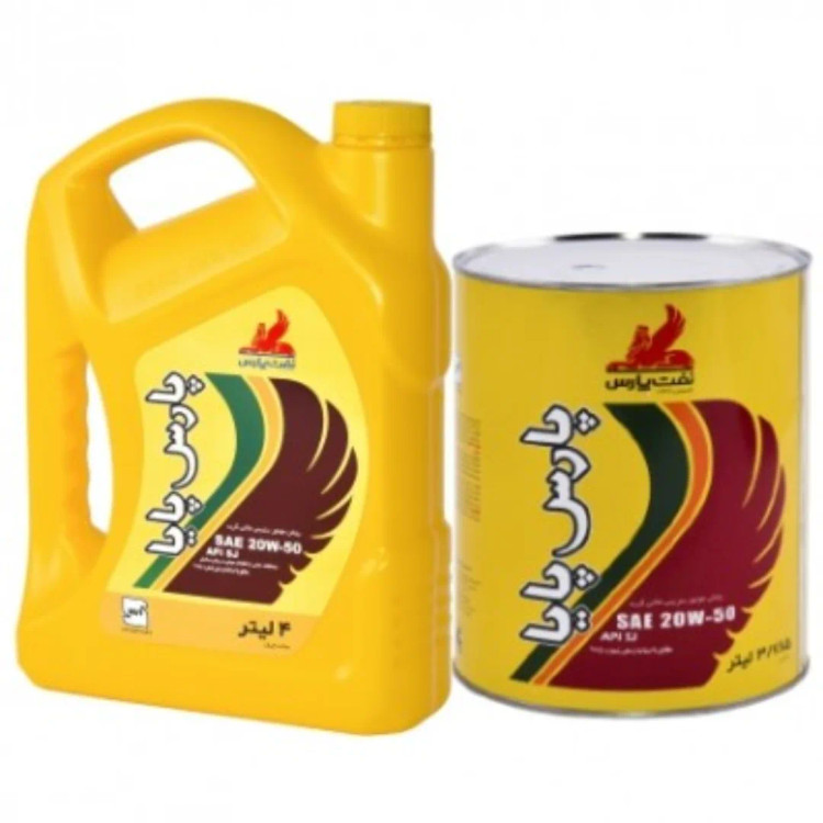 روغن موتور نفت پارس مدل پایا حجم ۴ لیتری {فروش فقط کارتنی 6تایی}
